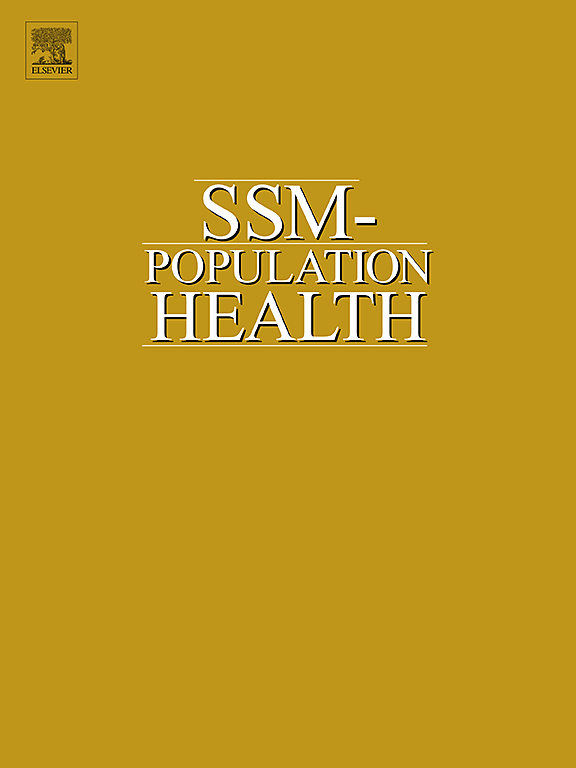 Go to journal home page - SSM - Population Health
